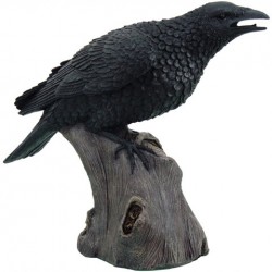 Large Raven Figurine